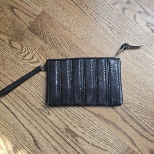 Simply Vera Vera Wang Black Textured Mini Bag